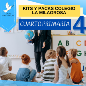 Kits Colegio la Milagrosa Cuarto Primaria