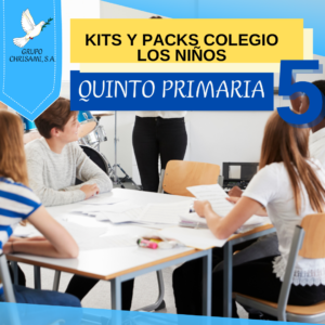 Kits Colegio los niños Quinto Primaria