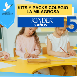 Kits Colegio La Milagrosa 5 años Kinder